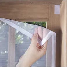 Tela Proteção Rede Mosquiteira Janela Basculante com Velcro contra Mosquito Pernilongo Dengue