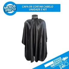 Capa Cortar Cabelo Unissex Cabeleireiro Barbeiro Barbearia 100x140cm Tecido Poliéster