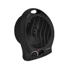 Aquecedor Domestico Preto c/ Protetor Térmico 2 Níveis