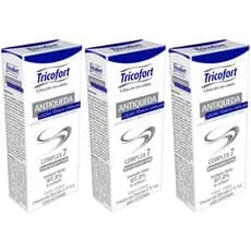 Combo  3 Unidades Tricofort Antiqueda Loção Tônica Capilar C/2 Ampolas 20ml Original!