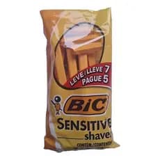 10x Aparelho de Barbear Bic Sensitive Shaver Leve 7 Pague 5