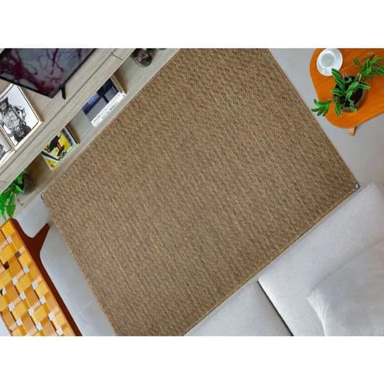 Tapete Sisal 2,00 X 2,50 Sala Quarto Moderno 100% Antiderrapante Hotel Pousada Escritório Promoção