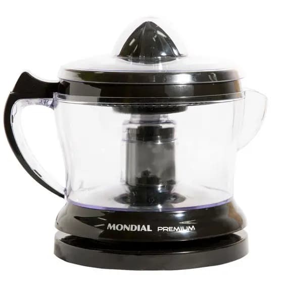 Espremedor Mondial 1,25L com Dupla Rotação e Acionamento Automático Premium E-02 Preto 127V