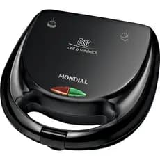 Sanduicheira Grill Mondial Fast S-12 Preta 127V