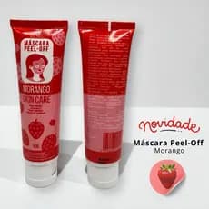 Kit 2 Máscara Facial Peel-Off Morango Skin Care 50g – Limpeza, Hidratação e Revitalização