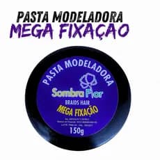 👉 Pasta Modeladora Mega Fixação 150g Sombra Flor Para Tranças, Penteados e Cabelos Cacheados – Alta Definição e Brilho