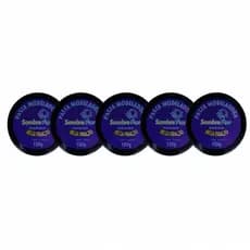 👉 Pasta Modeladora Mega Fixação kit 5 pote 150g Sombra Flor Para Tranças, Penteados e Cabelos Cacheados