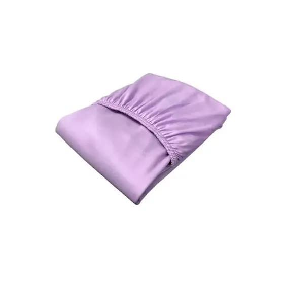 Lençol Avulso Cama Box Solteiro Com Elástico Percal Oferta - Lilás