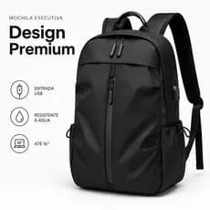 Mochila Notebook Trabalho Faculdade Escola Impermeável Estilosa Usb
