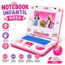 Notebook De Brinquedo Laptop Infantil Musical Com Luz Educativo Presentes para crianças