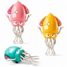 Brinquedo Musical Polvo Dançante Com Luz Led E Evitação De Obstáculos Movimenta Presente Para Crianças