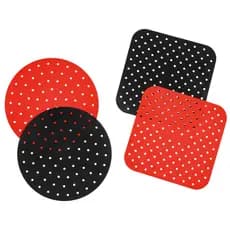 Protetor de Silicone Para Fritadeira Airfryer Antiaderente Reutilizável 19cm e 20,2cm Redondo ou Quadrado
