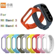 kite 10ps Pulseira Em Silicone Colorida Para Pulseira Miband 4 / 3 / M3 / M4.M5  Smartwatch