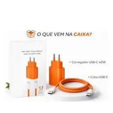 40W USB-C Power Adapter USB-C to USB-C Cable