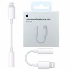 5ps Adaptador Lightning para Fone de Ouvido de iPhone e iPad Branco