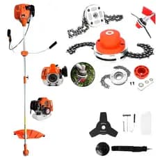 ROÇADEIRA APARADOR DE GRAMA A GASOLINA 75CC MULTIFUNÇÕES + LAMINAS