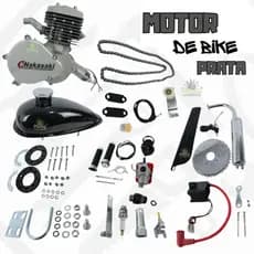 COMBO COMPLETO BICICLETA MOTORIZADA ATE 100CC POTENCIA E QUALIDADE