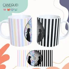 Wandinha Addams e Enid Sinclair Caneca – Presente de Colecionador | Geek