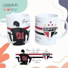 Caneca São Paulo Fc | Personalizada - Time do coração| Presente Criativo | Caneca Futebol
