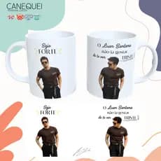 Caneca Luan Santana Personalizada | Cerâmica 325ml | Personalizada para fã