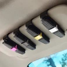 Suporte para Óculos Multifuncional Viseira Solar de Carro Óculos de Sol Organizador