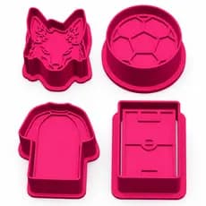 EJETOR CRUZEIRO RAPOSÃO CAMPO BOLA CAMISA TIME FUTEBOL Modelado PARA DOCES 15 A 22G Marcador Brigadeiro Massas Mold