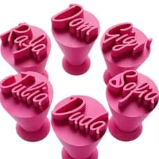 Carimbo PERSONALIZADO COM SEU NOME brigadeiro/docinho Biscoito Cookie Pasta Festa massa confeitaria