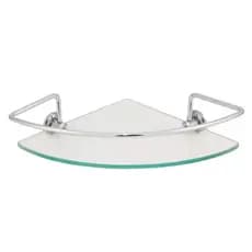 Porta Shampoo Incolor de Canto para Banheiro (Prateleira de canto para Banheiro)