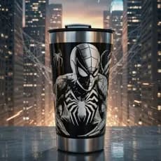 Copo Térmico  473ml  Personalizado a Laser Presente Criativo Homem-Aranha