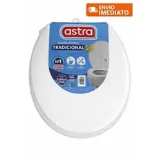 Assento Sanitário Tradicional Astra Oval Convencional Soft (Não Almofadado) TPJ/AS