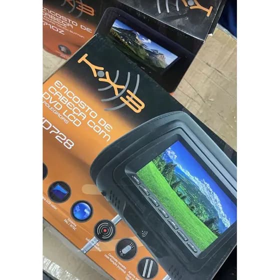 1 Encosto De Cabeça Monitor 7  Bege/Cinza/preto -  Kx3