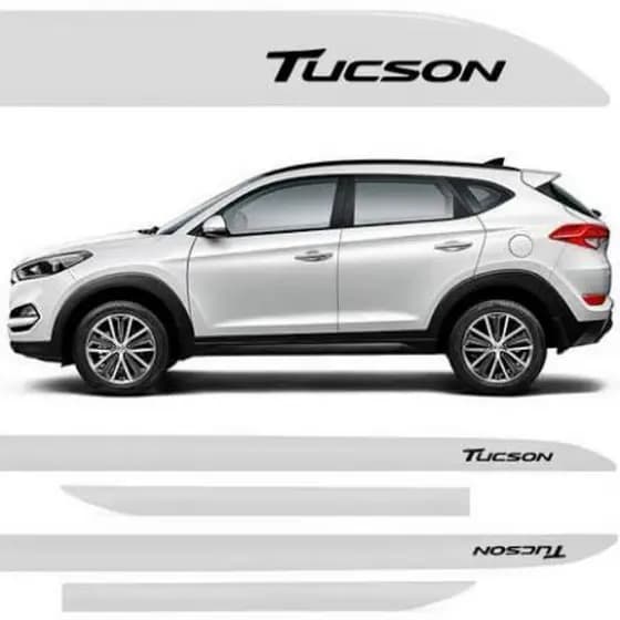 kit friso lateral slin Tucson adaptável todos branco pérola