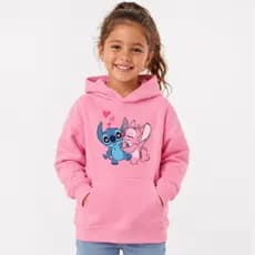 Blusa Moletom Infantil Lilo&Stitch Canguru - Infantil Desenho