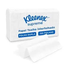 Papel Toalha Interfolhado Kleenex Supreme 150 Folhas
