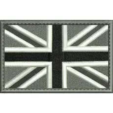 Patch 8x5,5cm bordado Grã Bretanha Reino Unido negativa fecho de contato p costurar ou termocolante