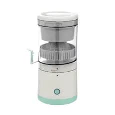 Espremedor Elétrico Portátil Turbo Automático Recarregável USB Sucos Frutas 400ml