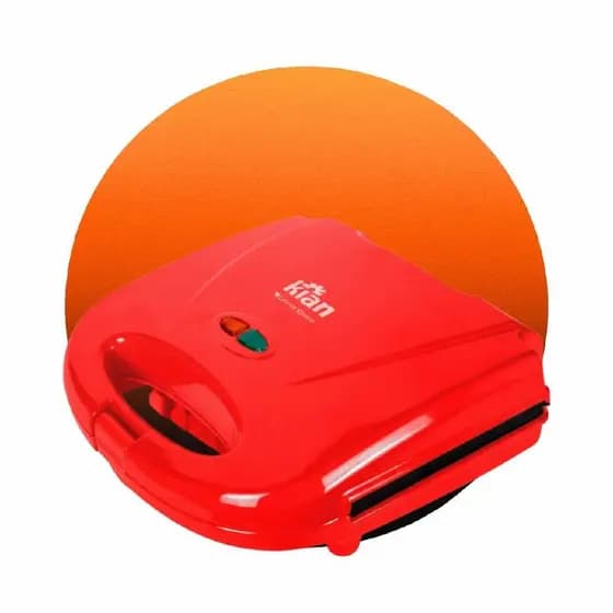 Sanduicheira E Grill 2 Em 1 Cor Vermelho Kian