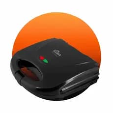 Sanduicheira Grill 2 Em 1 Preta 750w Preto Kian 220V