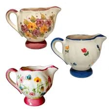 🌸 Vaso Decorativo em Cerâmica Floral para Decoração de Ambientes