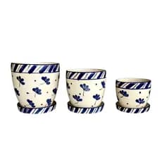 🏡 Cachepô de Cerâmica Decorativo 🪴 G / M / P – Venda Separada 🌸