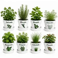 Vasos Cachepot Condimento Horta Decoração