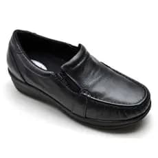 Sapato Ortopédico Feminino Tênis Sapatênis Anti Stress Social Zíper Lateral Moderno Macio Conforto