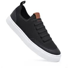 Tenis Sapatenis Casual Moderno Cano Baixo Academia Treino Nylon Sola Reta Leve Macio Confortável Masculino Feminino