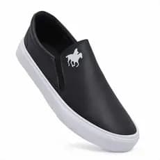 Sapatênis Slip On Tênis Iate Polo Casual Preto Calce Facil Sem Cadarço Leve Confortável Envio Imediato
