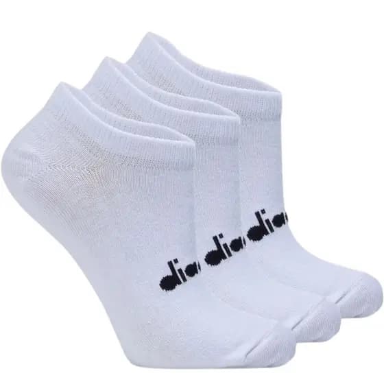 Kit 3 Pares de Meias Diadora Basico Esportiva Cano Invisivel Algodão