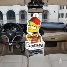 Kit 6/3 Unidades de Aromatizante Bart Simpson Cheirinho Para Carro e Ambiente - BARATÃO