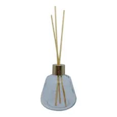 Frasco Saboneteira de Vidro Cone 250ml Com Tampa Difusora Metalizada 28/410