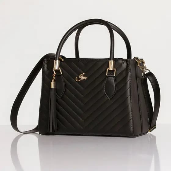 Bolsa Feminina Lorena Média de Mão e Alça Transversal Moderna