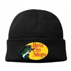 Touca Pesca Bass pro Inverno Masculina Feminina Gorro Preta