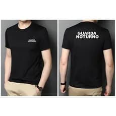 Camiseta Profissão Vigia Guarda Noturno Unissex 100% Algodão
